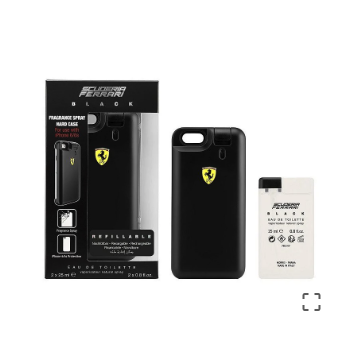 Ferrari Black Scuderia 2 X 25Ml + Carcasa Iphone 6